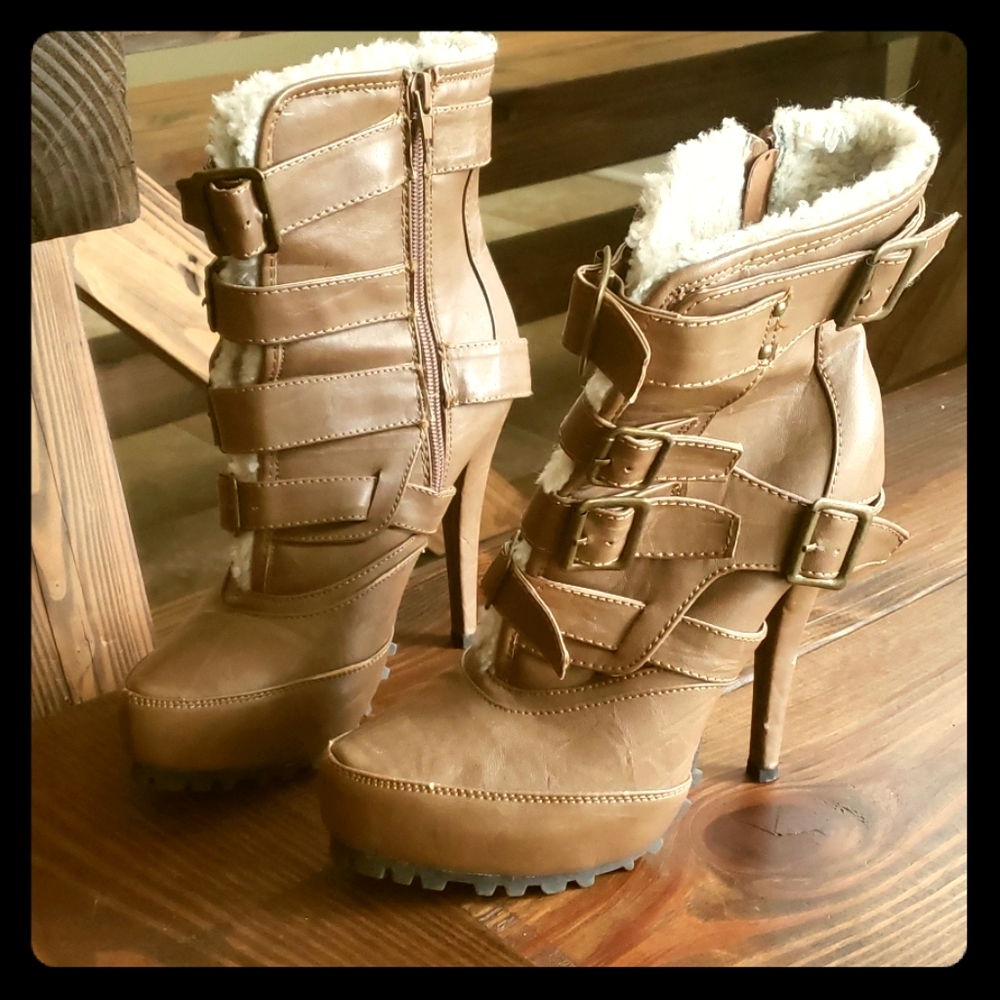 Size 8 bootie heels